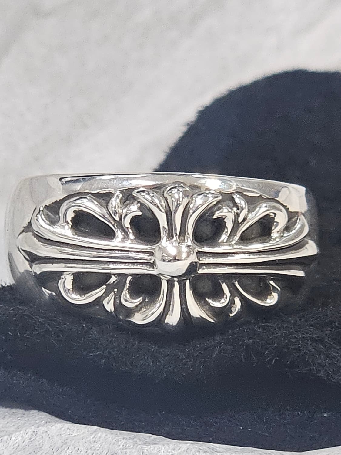 크롬하츠 플로랄 크로스 링 상품이미지4