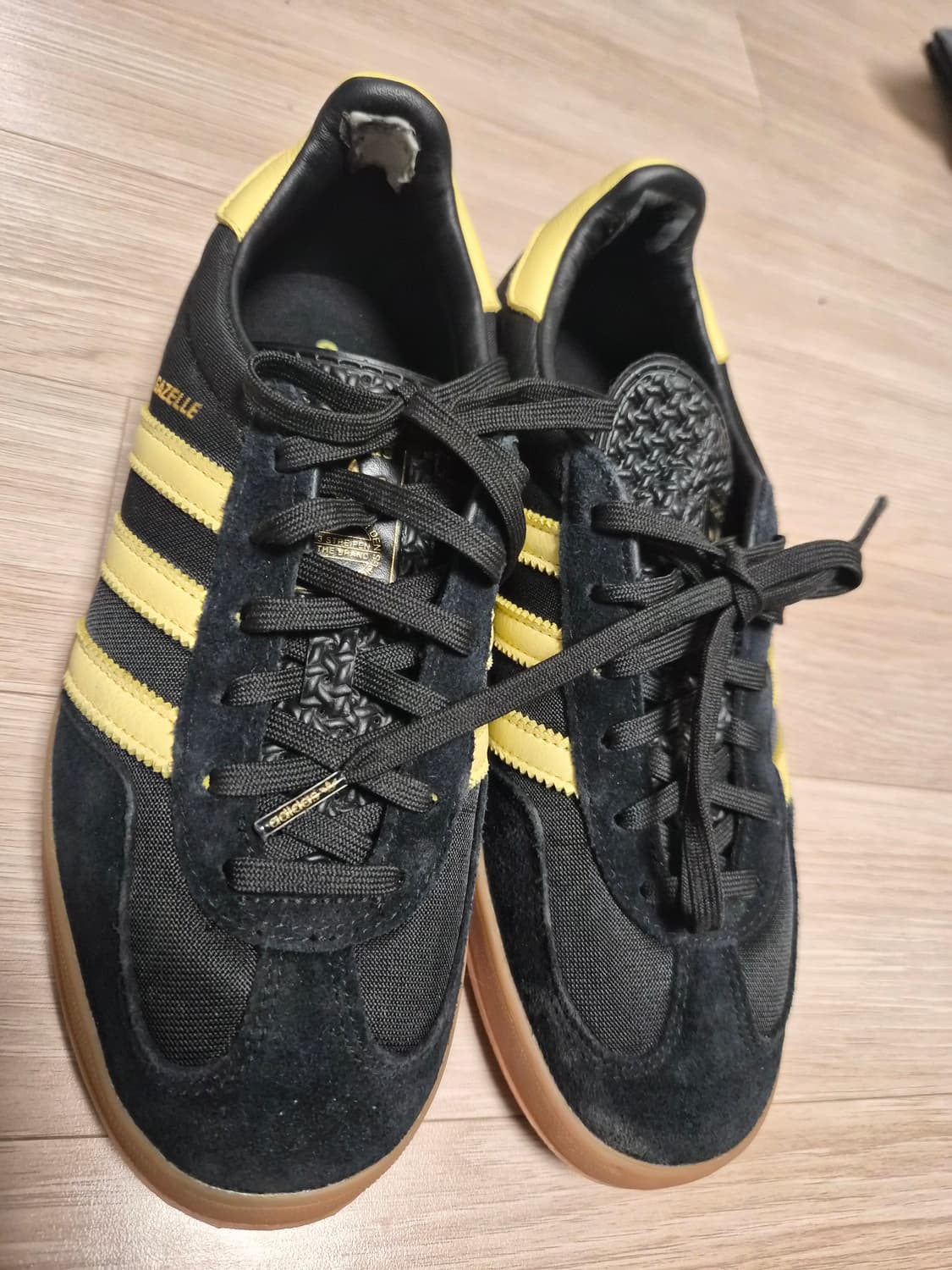 아디다스 가젤 블랙/옐로우 상품이미지5