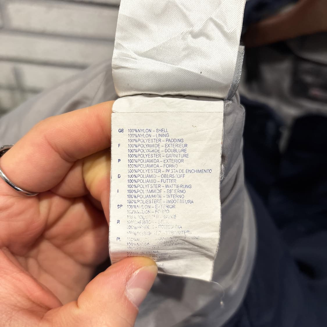 Reebok 리복 00s 퍼포먼스 집업 점퍼 로고 레터링 디테일 네이비 상품이미지9