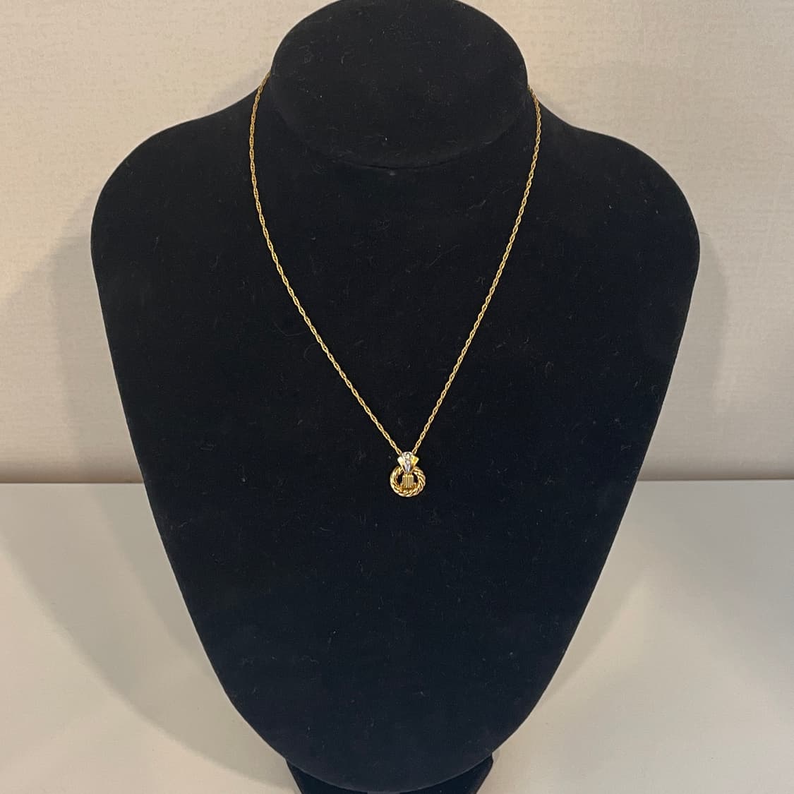 랑방 골드 라인스톤 목걸이 상품이미지4