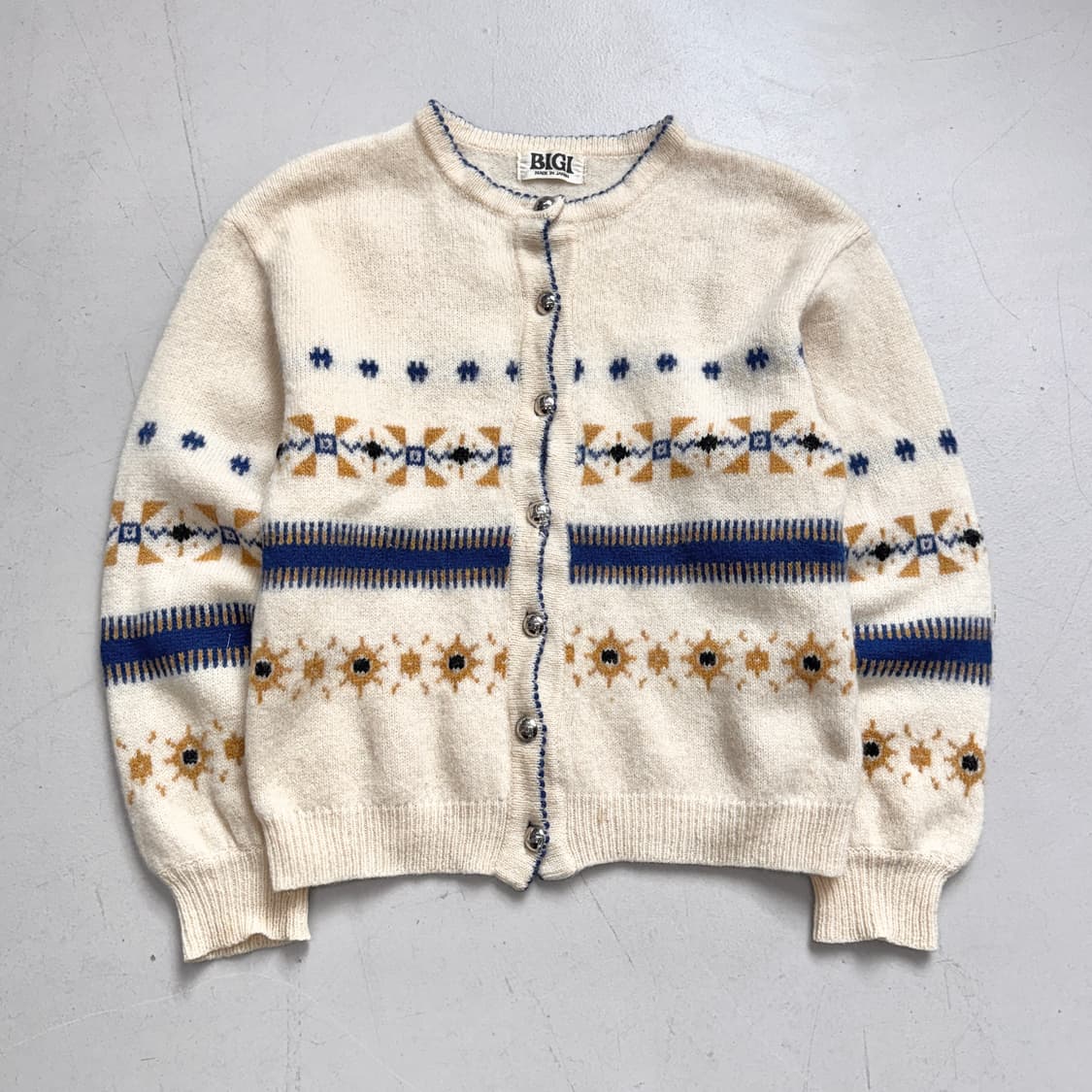 BIGI 비기 제팬 에스닉 니트 가디건 상품이미지2