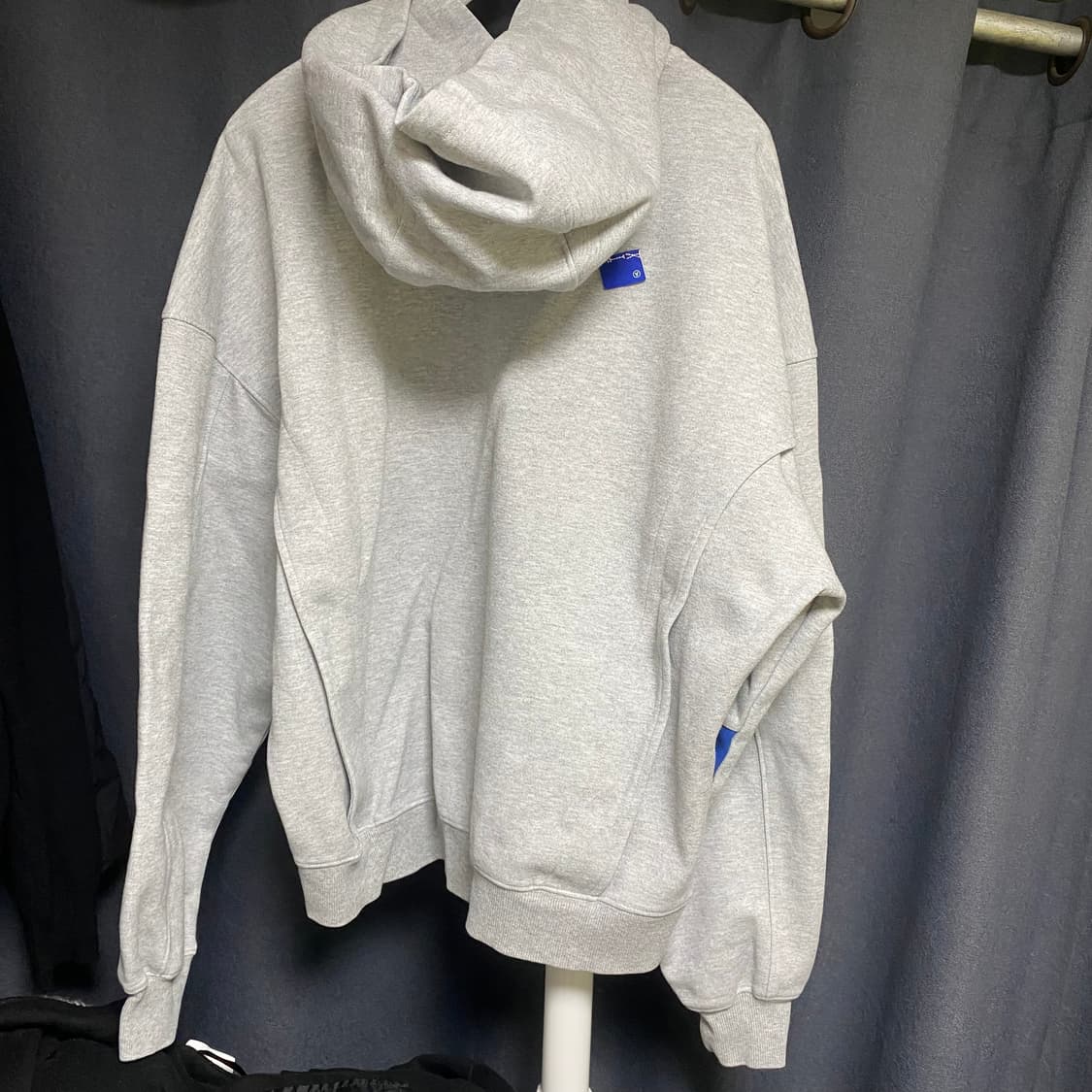 아더에러 6주년 테트리스 후드 그레이  상품이미지2