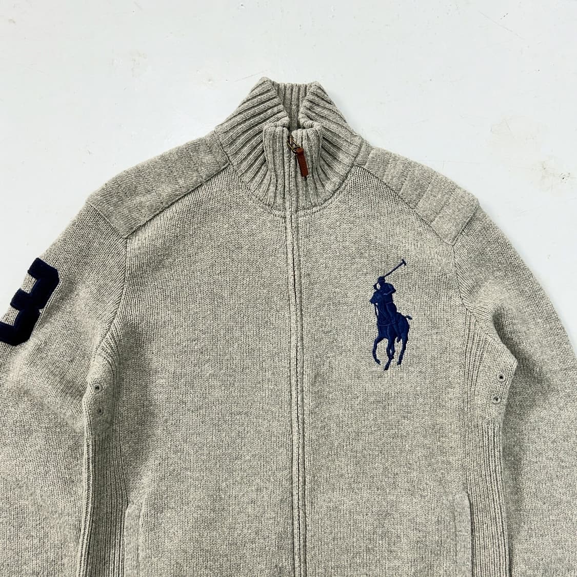 폴로 랄프로렌 엘보패치 빅포니 집업 상품이미지2