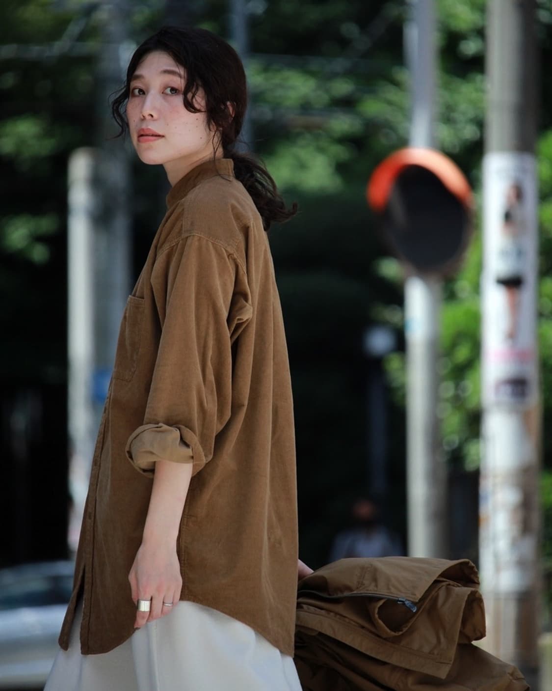 노스페이스 퍼플라벨 밴드카라 코듀로이 셔츠 상품이미지9