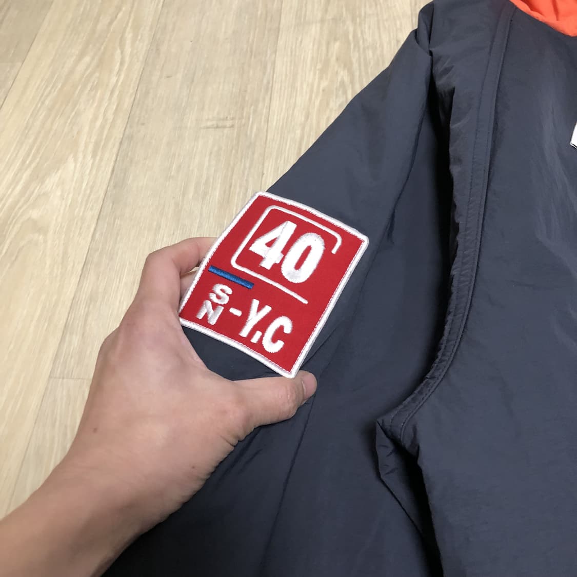 (XL) 새상품 노티카 x 선러브 리버시블 3M 신슐레이트 자켓 네이비 상품이미지3