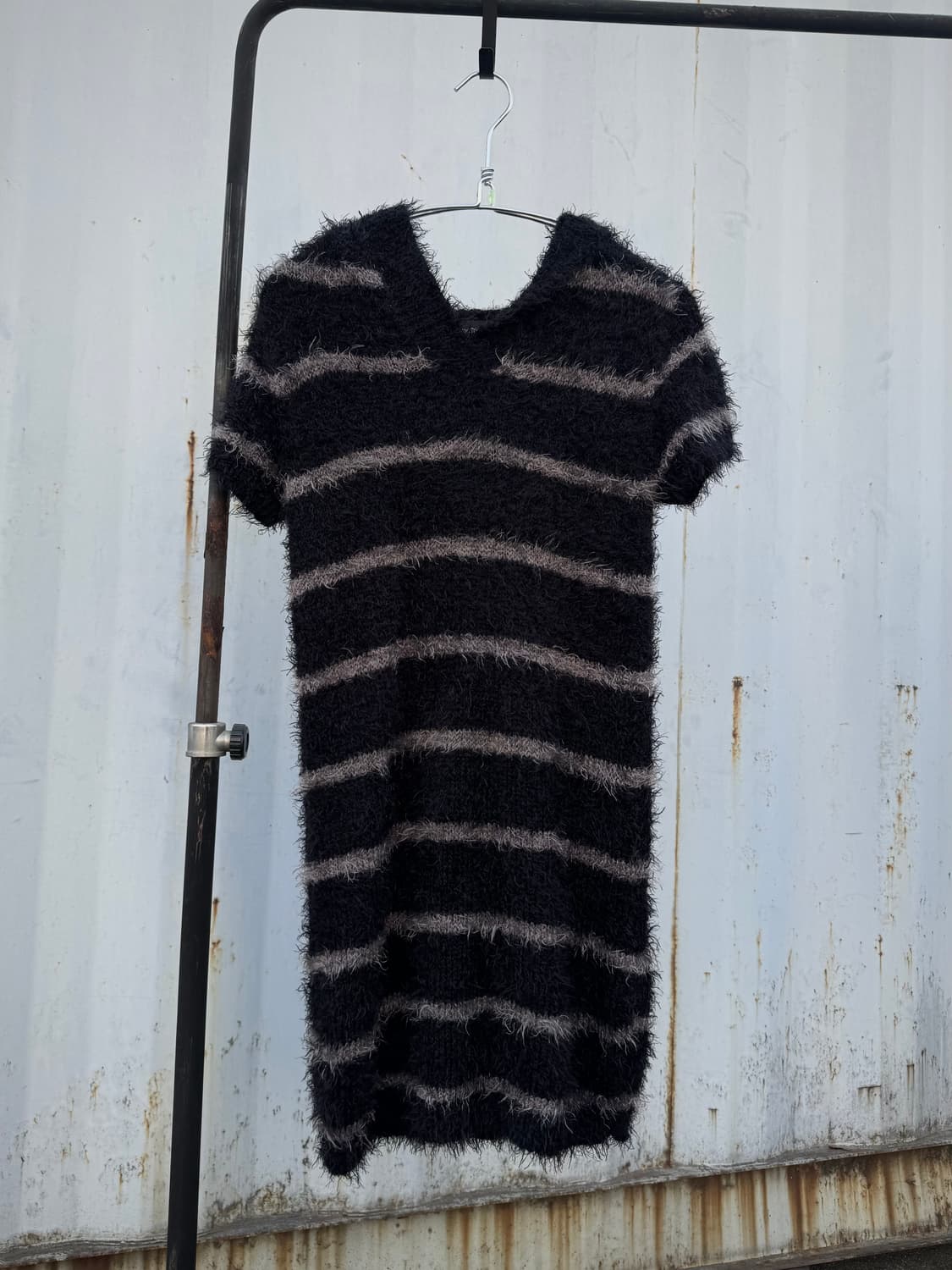 Striped Knit Long Dress  상품이미지1