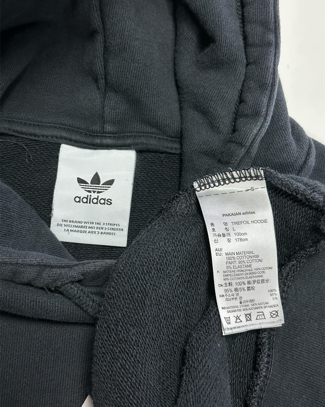 아디다스 오리지널 후드 블랙 상품이미지3