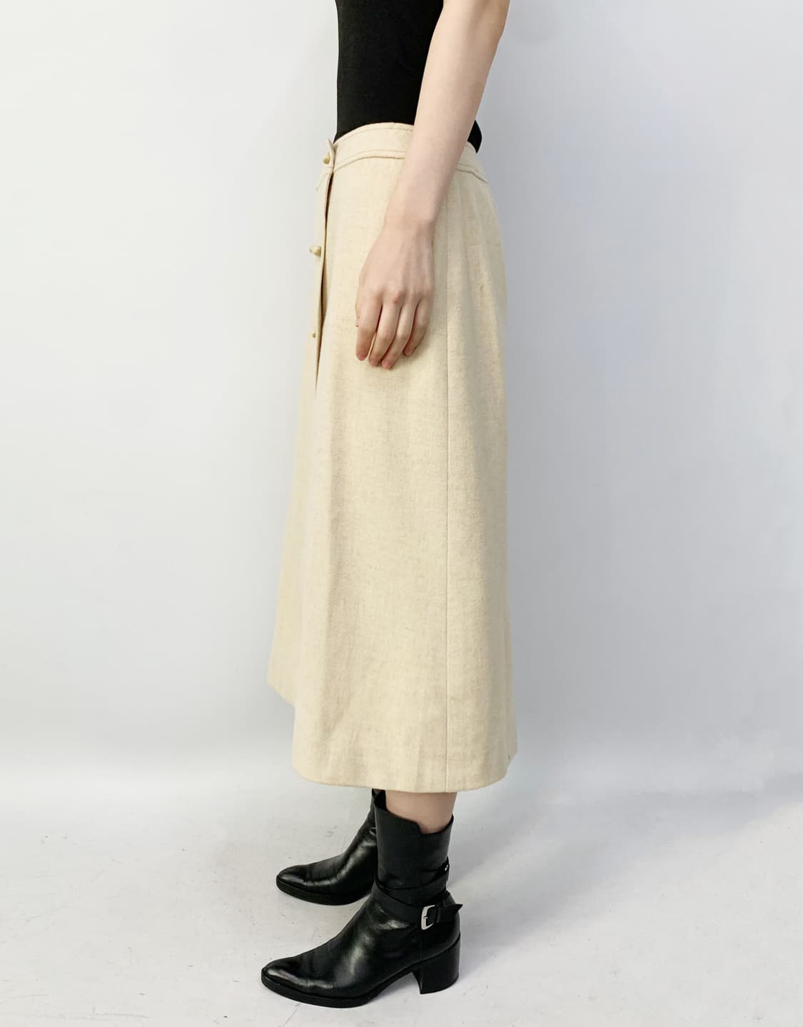 90's ALEXON made in great britain 랩 스커트 상품이미지3