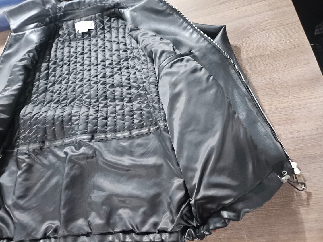 LAFUDGE STORE 라퍼지스토어 버핑레더자켓 L 상품이미지4