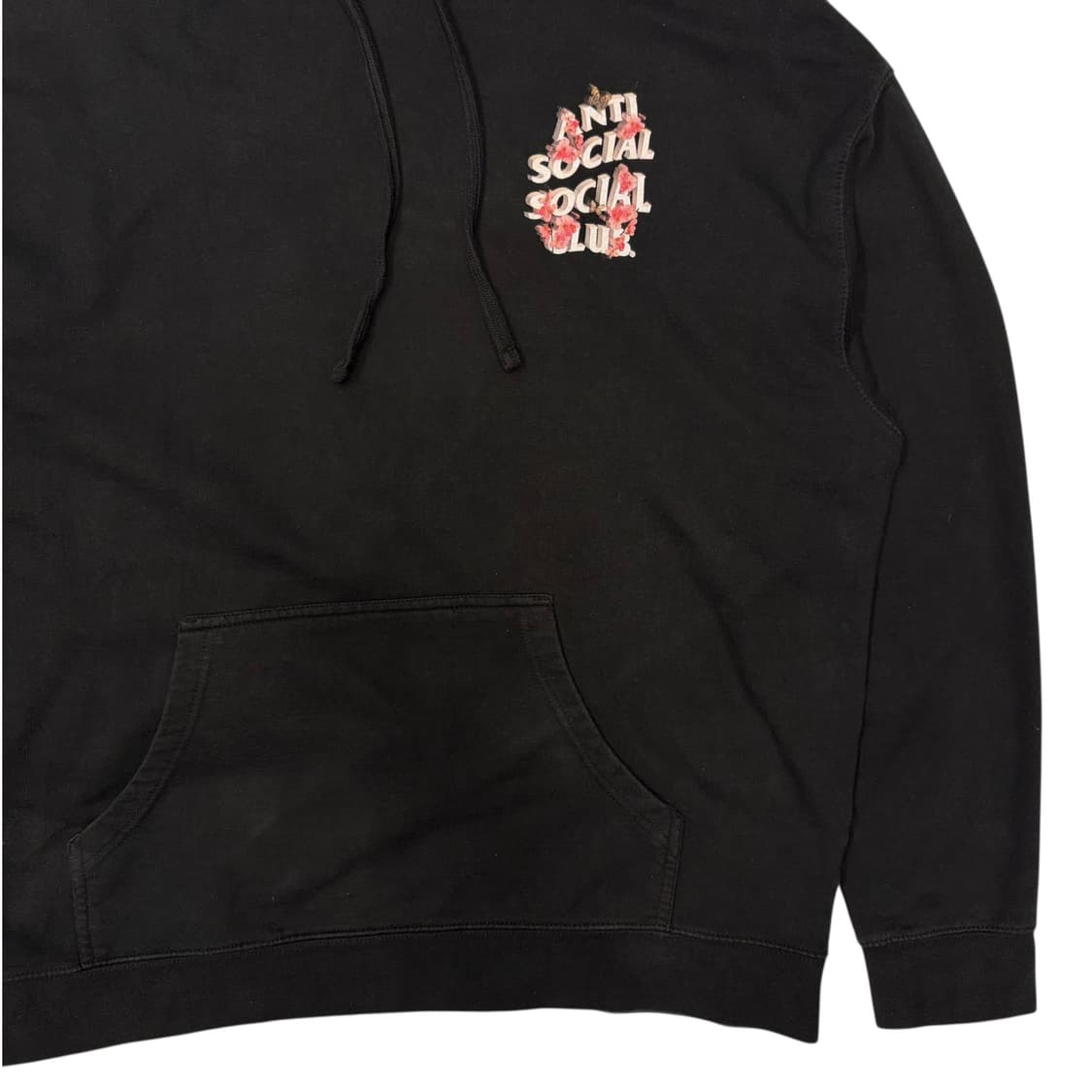 안티 소셜 소셜 클럽 Kkoch 블랙 후드티 XL 상품이미지6