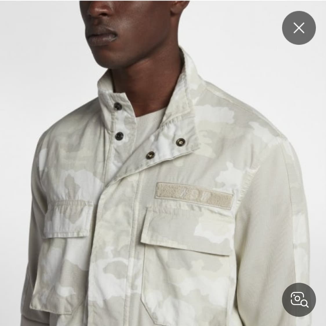 나이키 NSW 화이트 카모 밀리터리 자켓 XXL(110) 상품이미지2