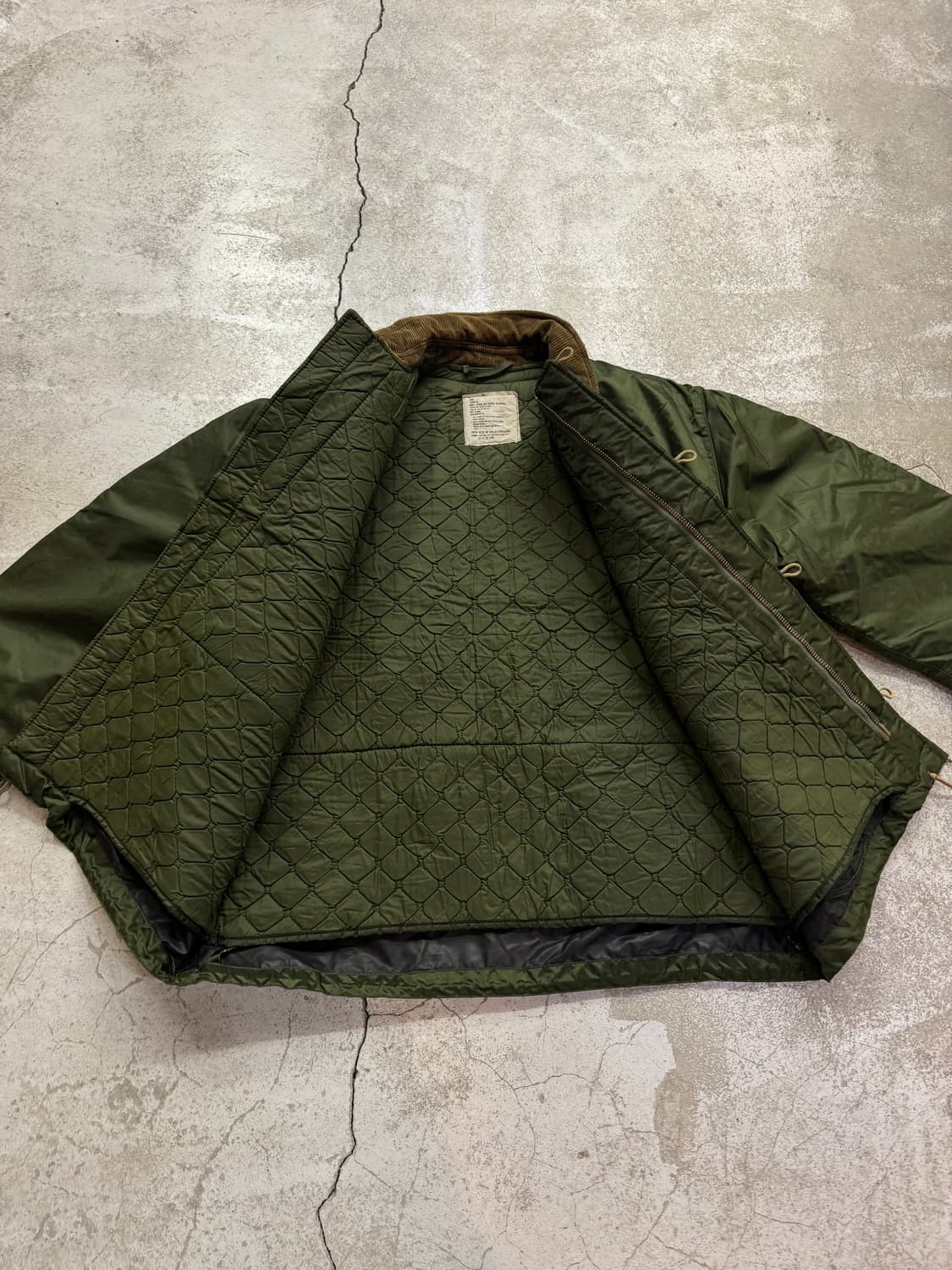 80s U.S NAVY 덱 자켓 알파인더스트리 상품이미지6