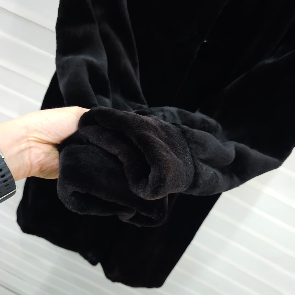 Roberto Valentino 깍은 사가밍크 코트- 우먼프리 상품이미지4