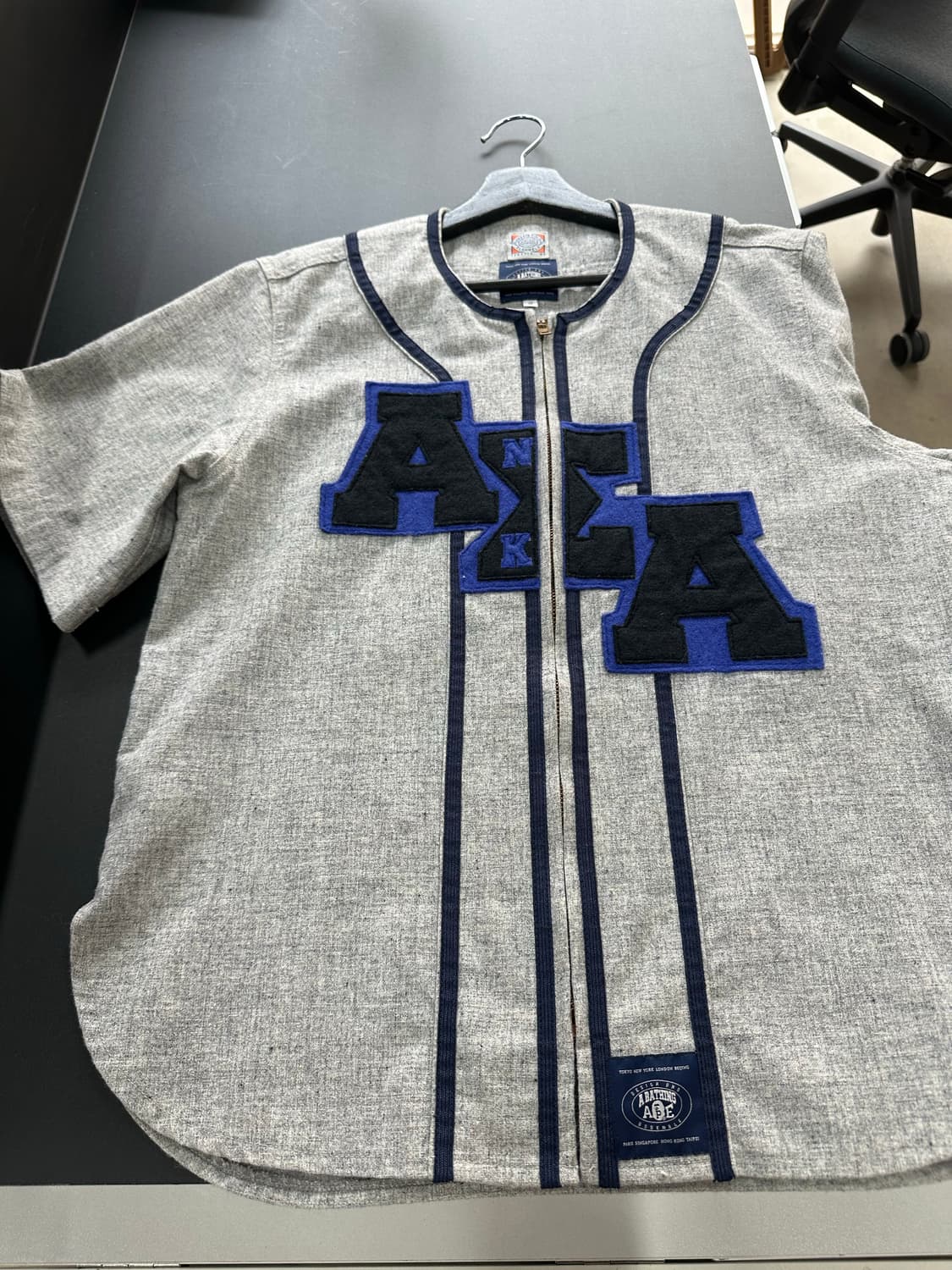 베이프 x Ebbets Fleld Flannels 베이스볼 반팔져지 상품이미지4