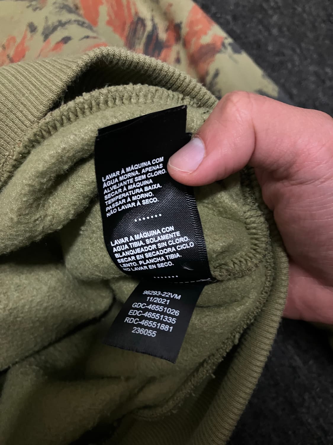 할리데이비슨 오일카모 후드집업 상품이미지4