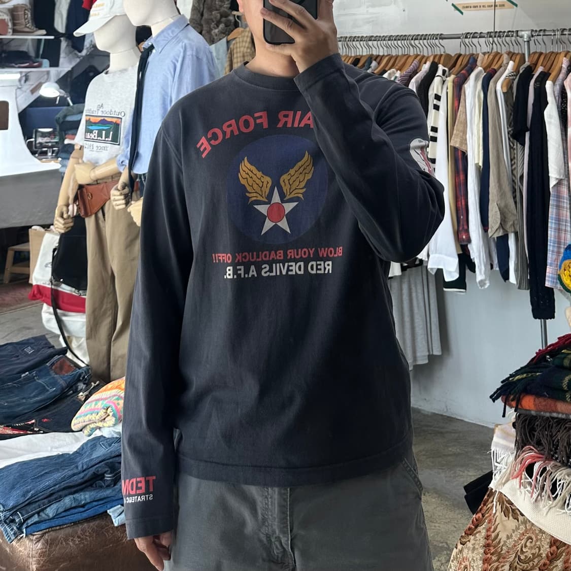 (착용컷) TED COMPANY U.S.A.F. 롱 슬리브 (103) 상품이미지4