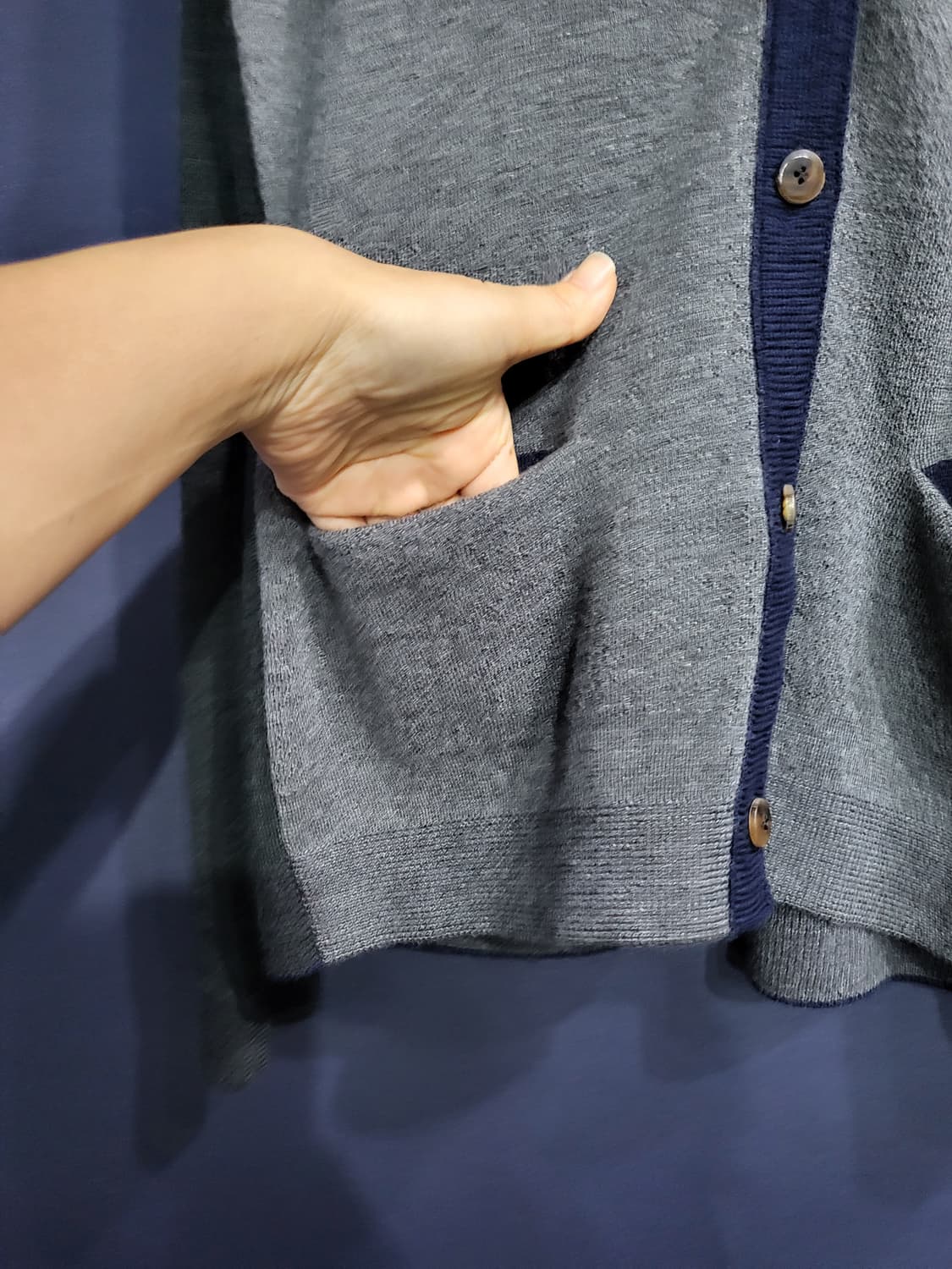 타임(한섬) 모(울)100% 가디건 상품이미지4