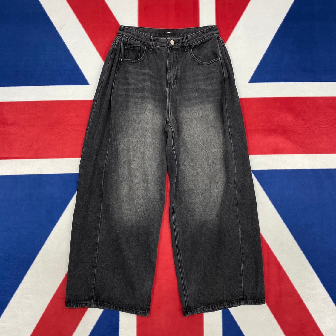 빈티지 흑청데님 벌룬팬츠 M 상품이미지1