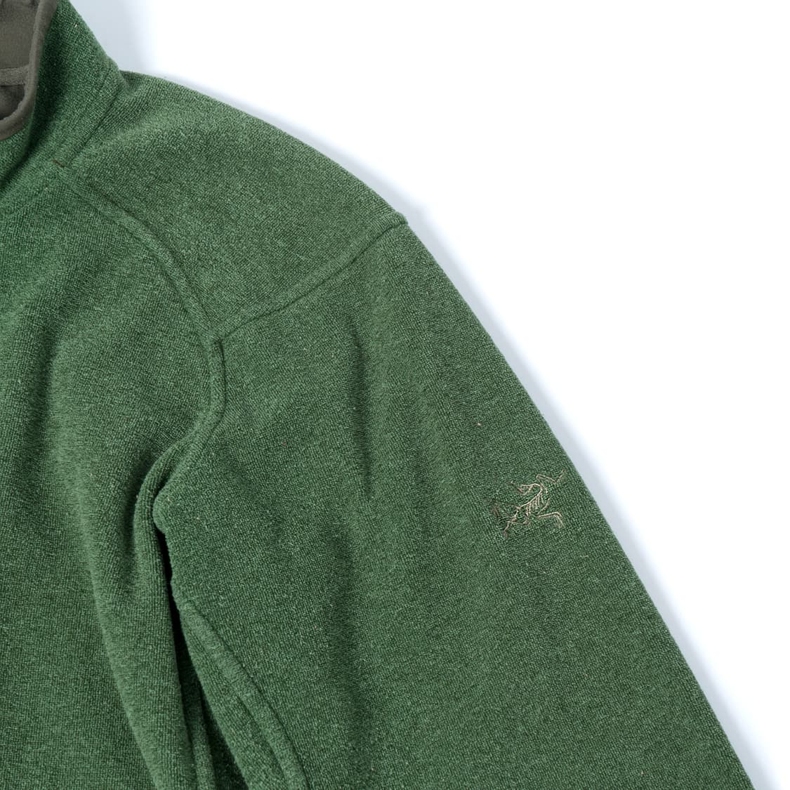 [M] 아크테릭스 엔도콘 쿼터 집 플리스 풀오버 그린 상품이미지5