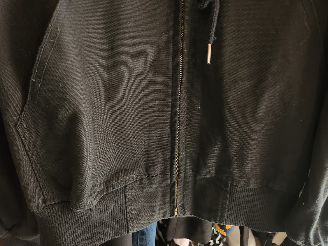 스투시 블랙 후드 집업 상품이미지4