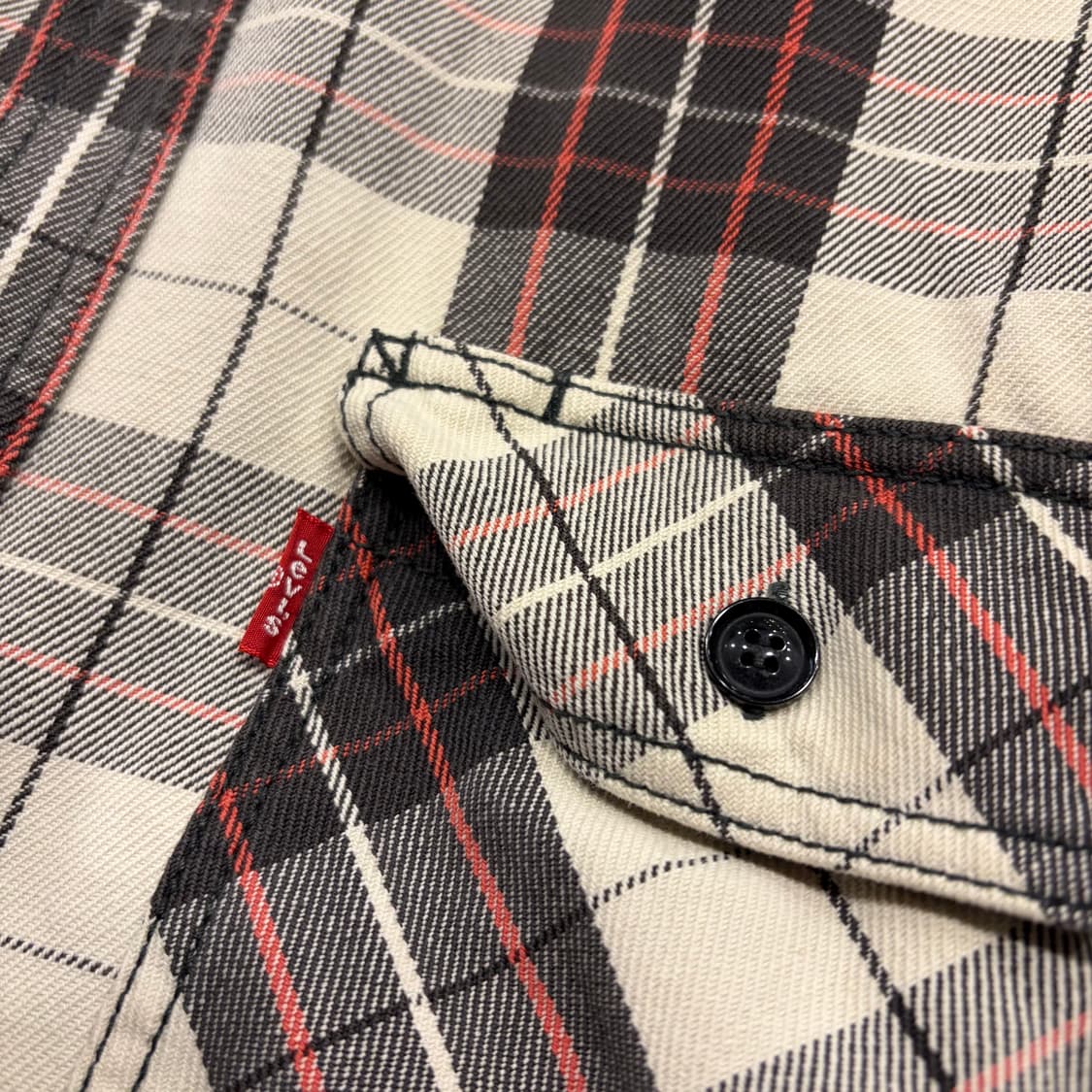 [L] 리바이스 레드탭 투포켓 체크 셔츠 남방 긴팔 B420 상품이미지5