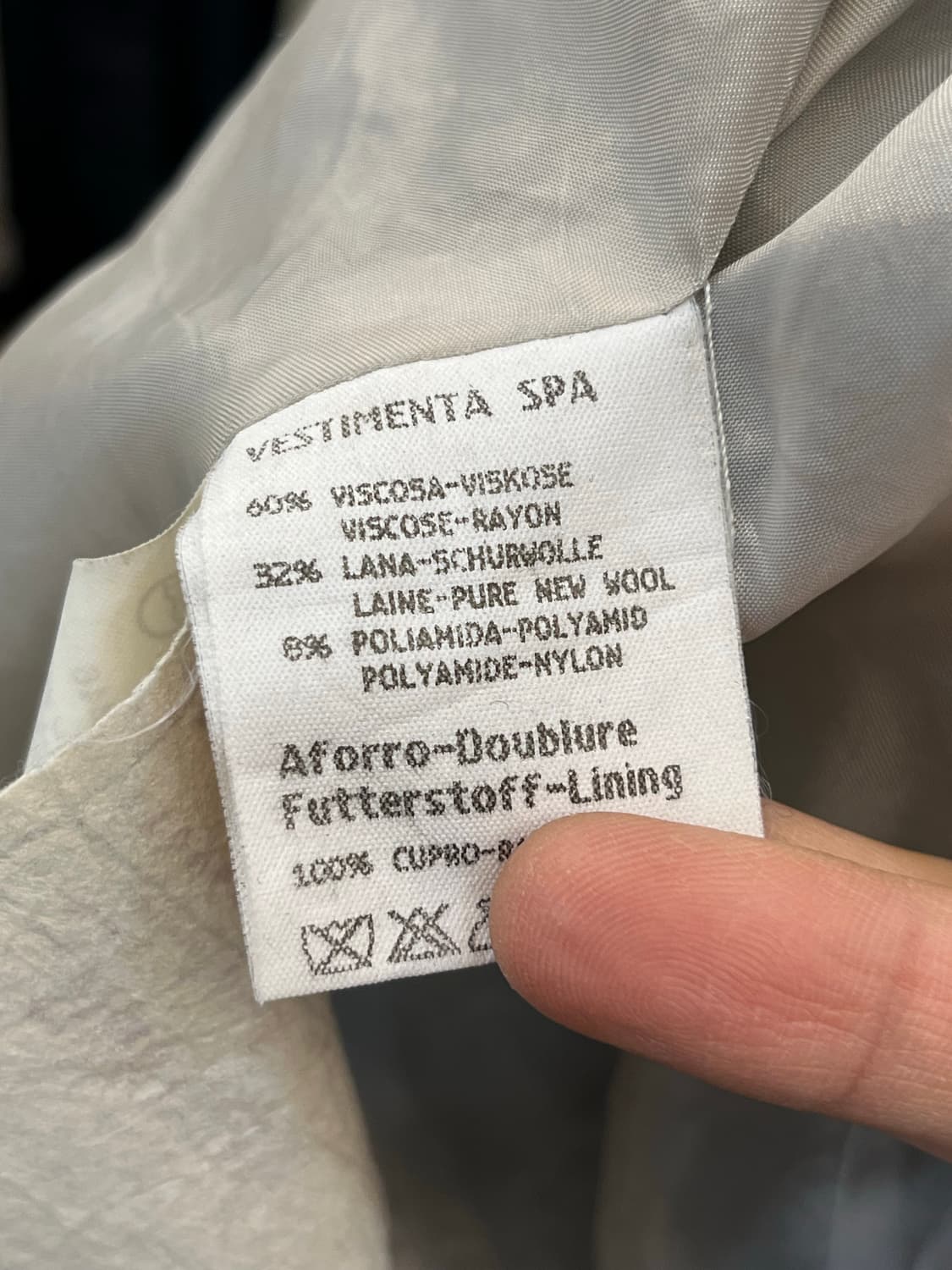 조르지오 아르마니 싱글 테일러드 재킷 그레이 상품이미지9