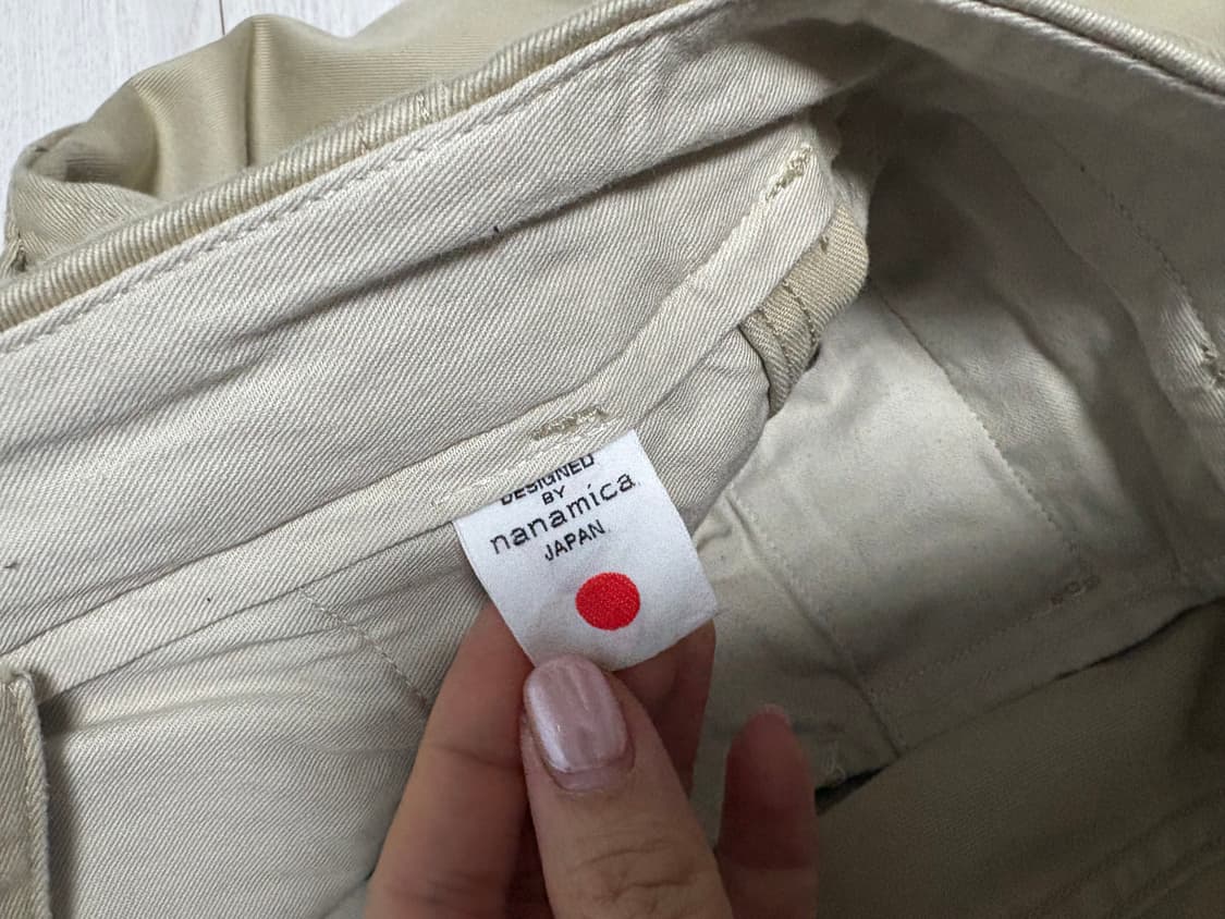 나나미카 와이드치노 카키wm 상품이미지3