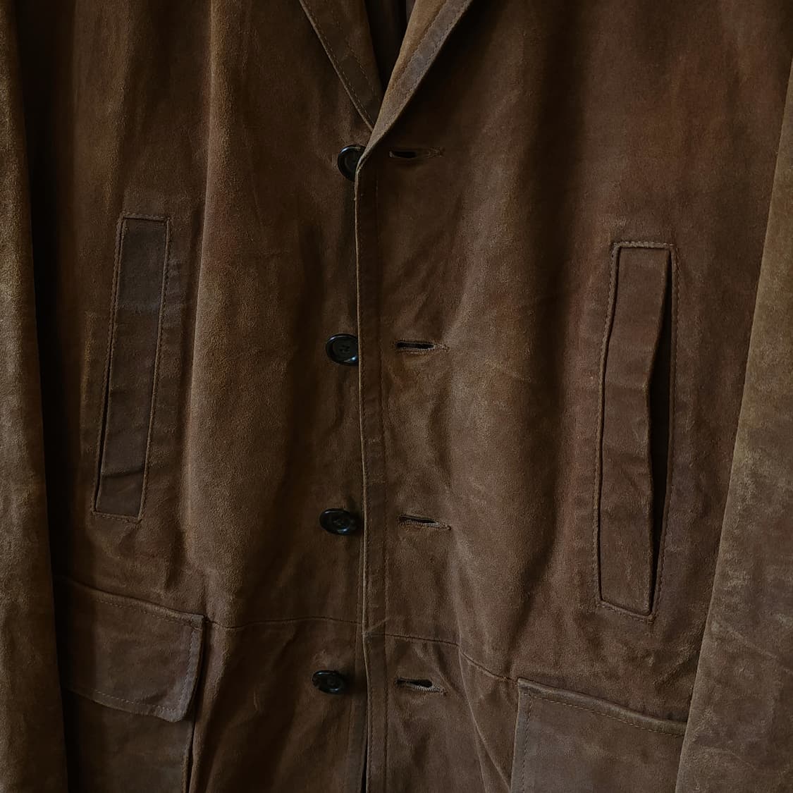 90s 폴로 랄프로렌 가죽자켓 왁스드 카우하이드 헤비 레더 헌팅자켓 L 상품이미지8