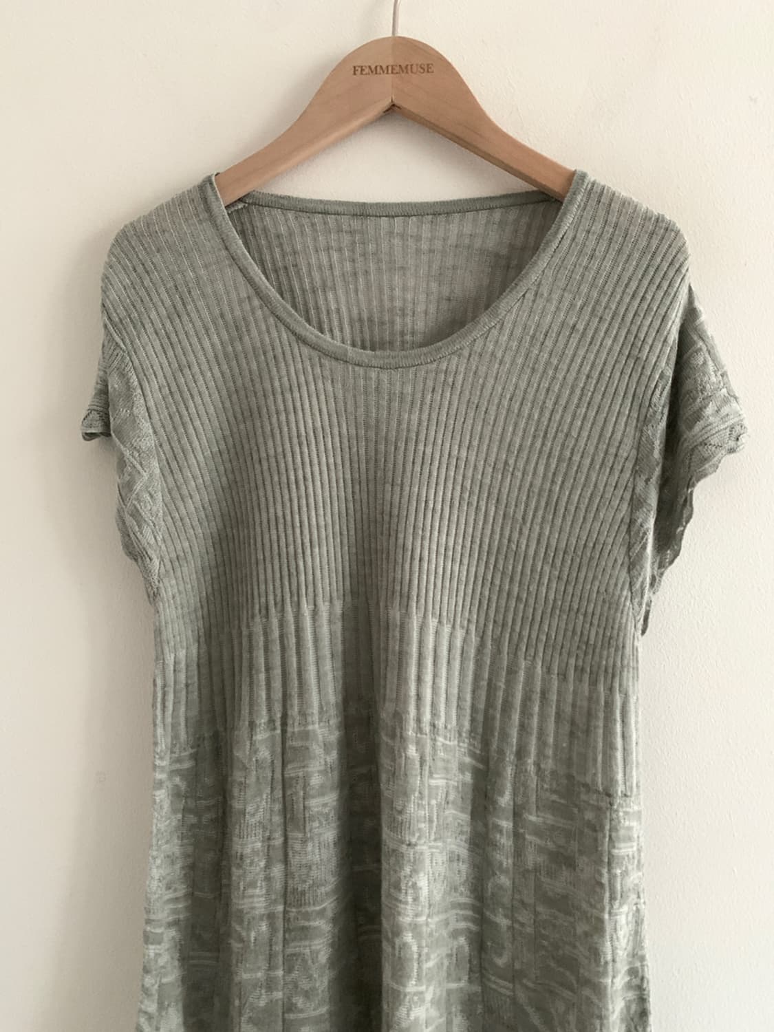 Knit Slim Top Dress(Grey) 상품이미지2