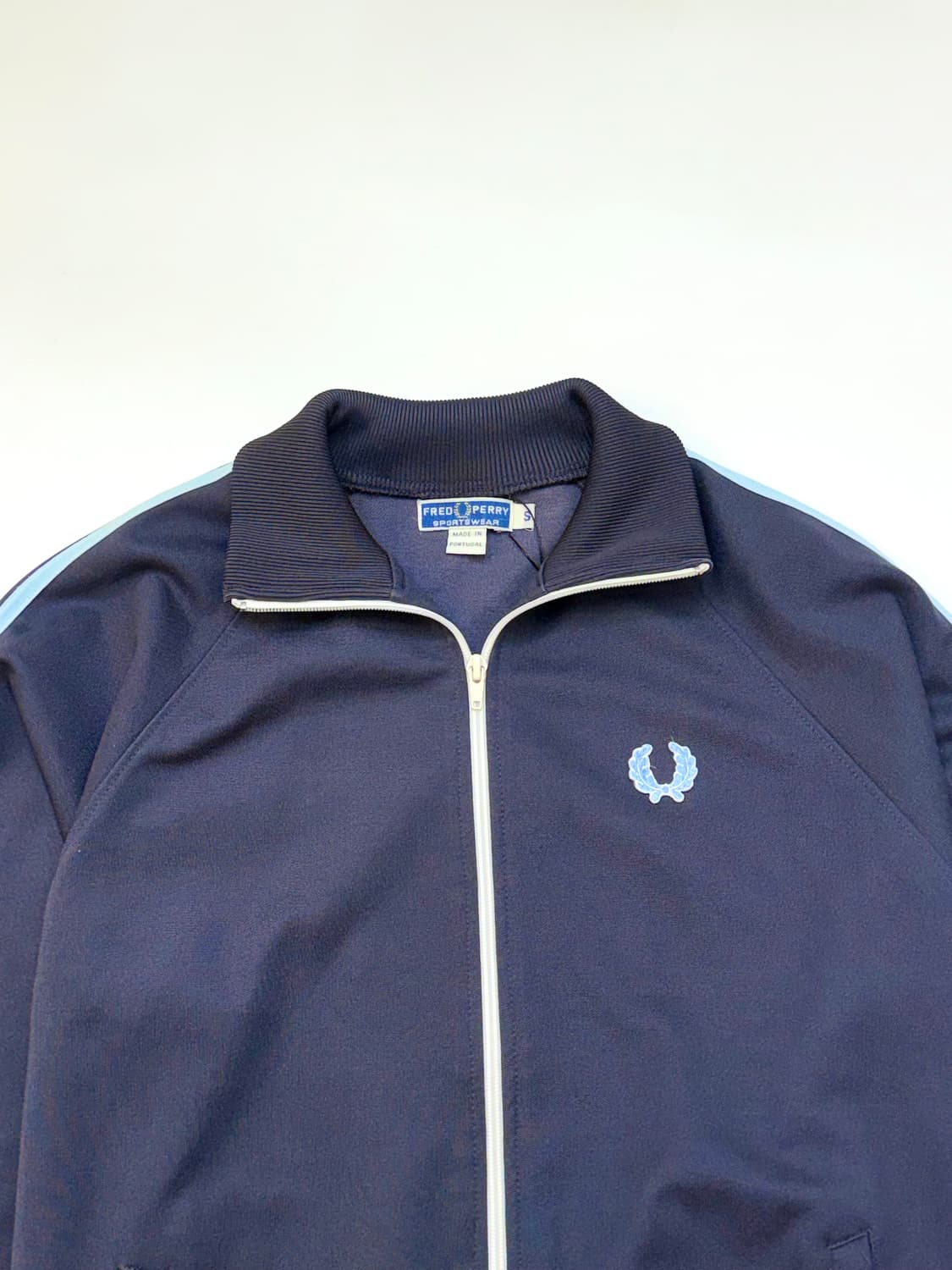 Fred Perry 프레드페리 스트라이프 테잎 네이비 트랙탑 자켓 상품이미지3