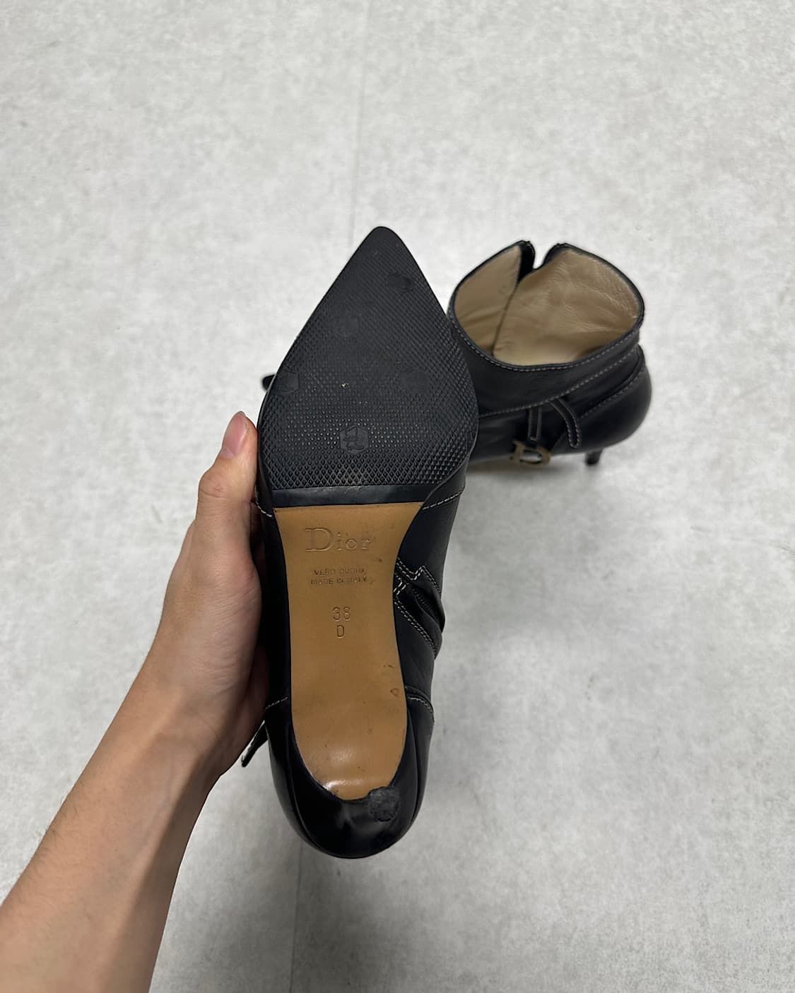 rare*크리스찬 디올 존 갈리아노 D 로고 힐 상품이미지9