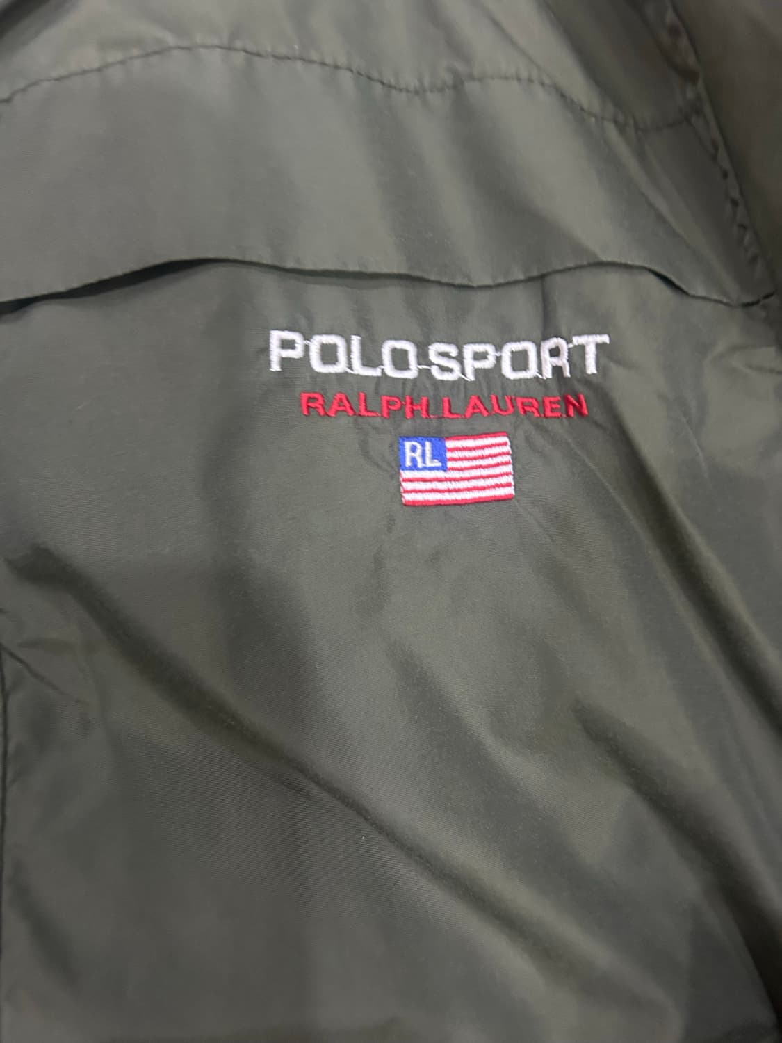 폴로 빈티지 바람막이 카키 상품이미지3