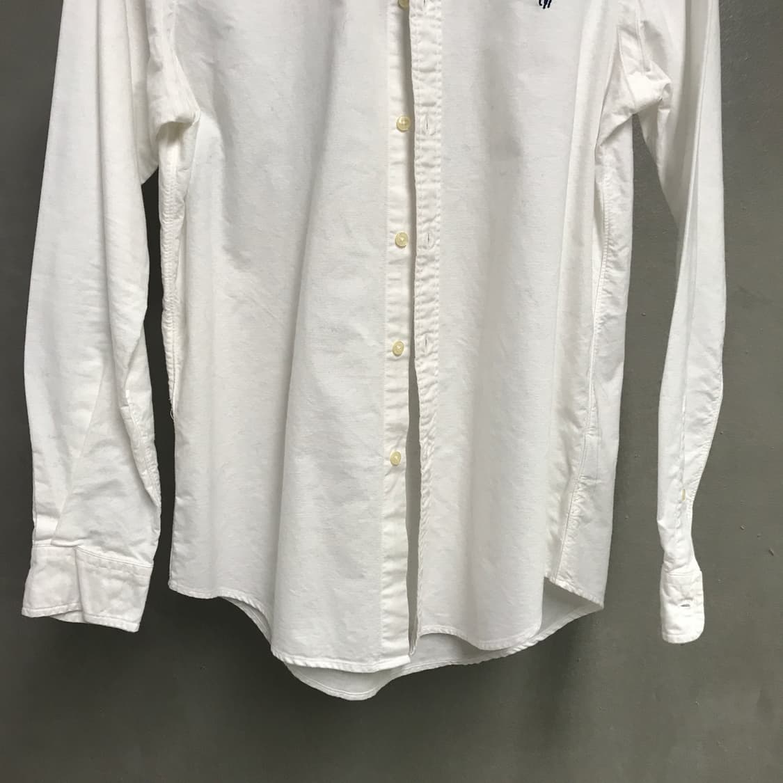 폴로 랄프로렌 솔리드 셔츠 화이트 S 상품이미지3