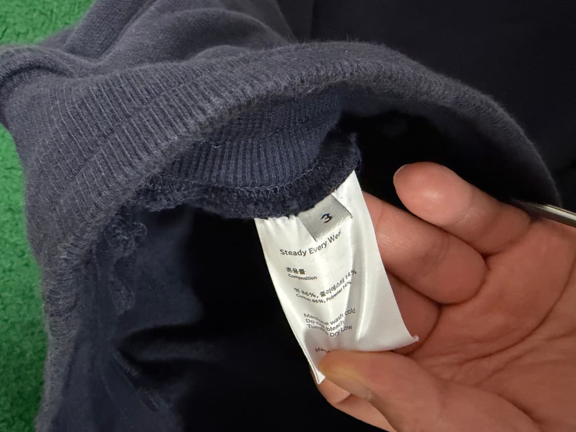 새상품급 3) 스테디에브리웨어 기모 스웻팬츠 네이비 상품이미지3