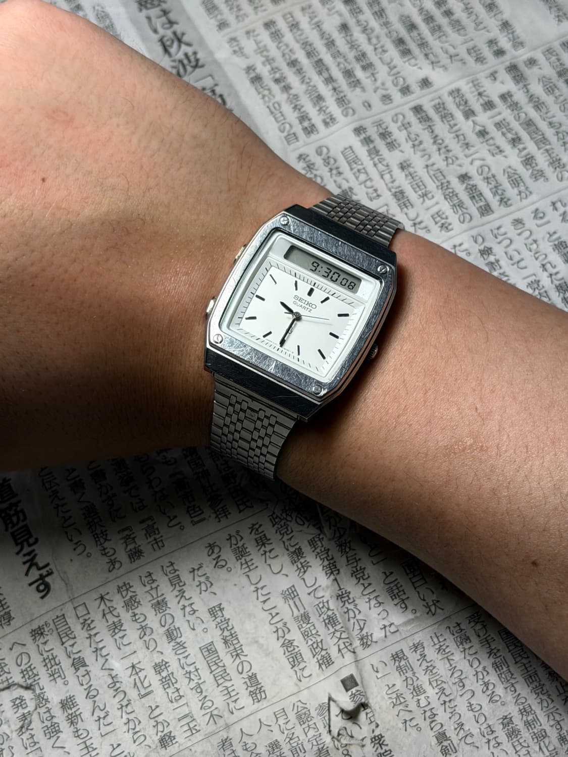 SEIKO quatrz anadigi 상품이미지5