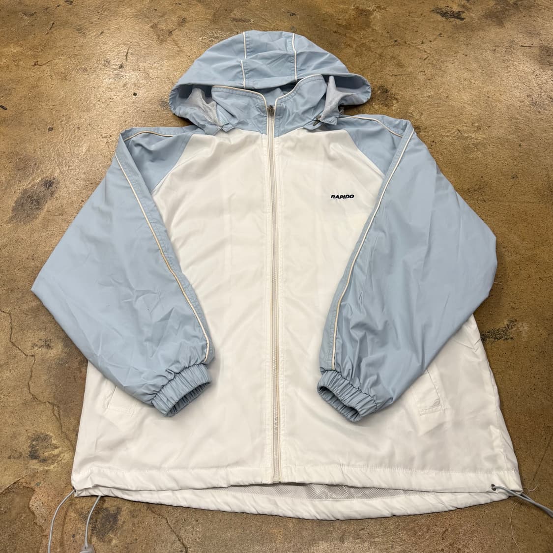 [정품/100] Rapido 윈드브레이커 블루 화이트 b16 상품이미지2