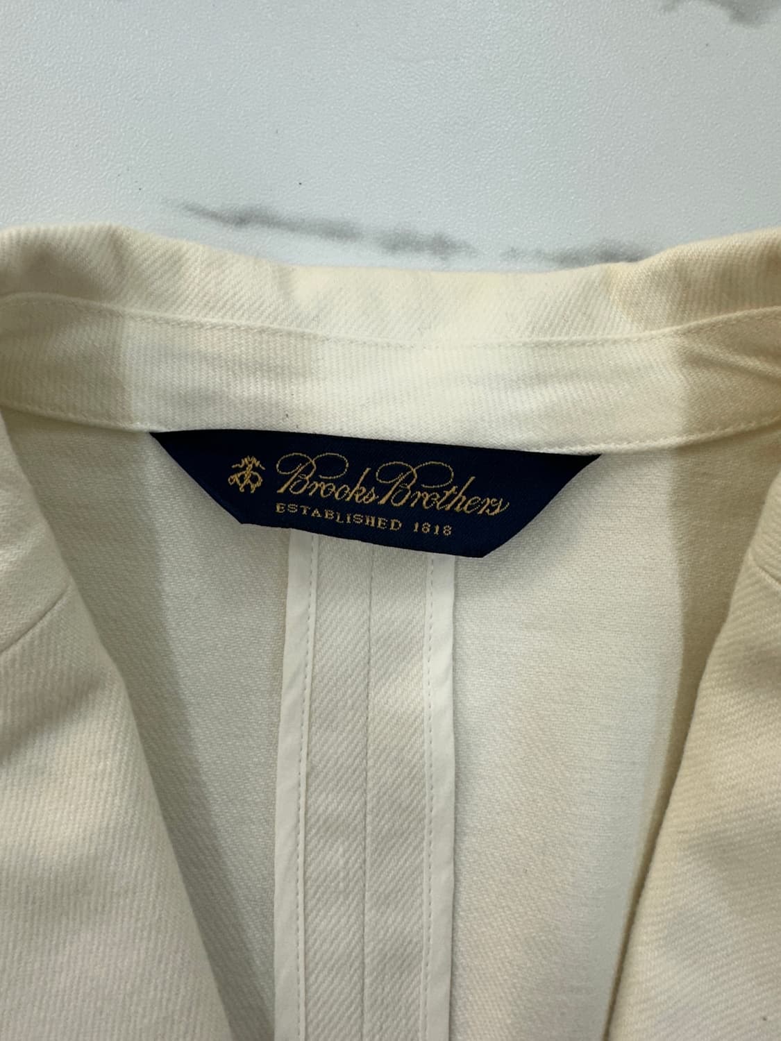 브룩스브라더스 화이트 투버튼 자켓 상품이미지3
