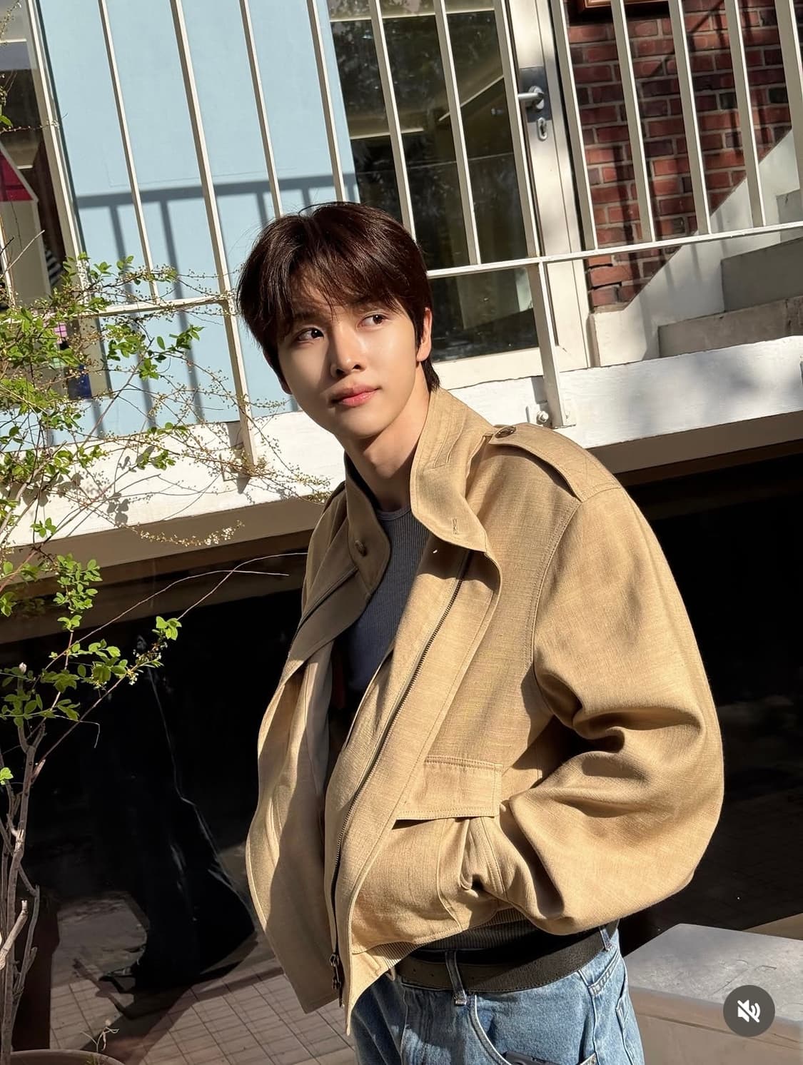 렉토 26SS 비스코스 헌팅 점퍼 자켓 데저트 베이지 상품이미지1