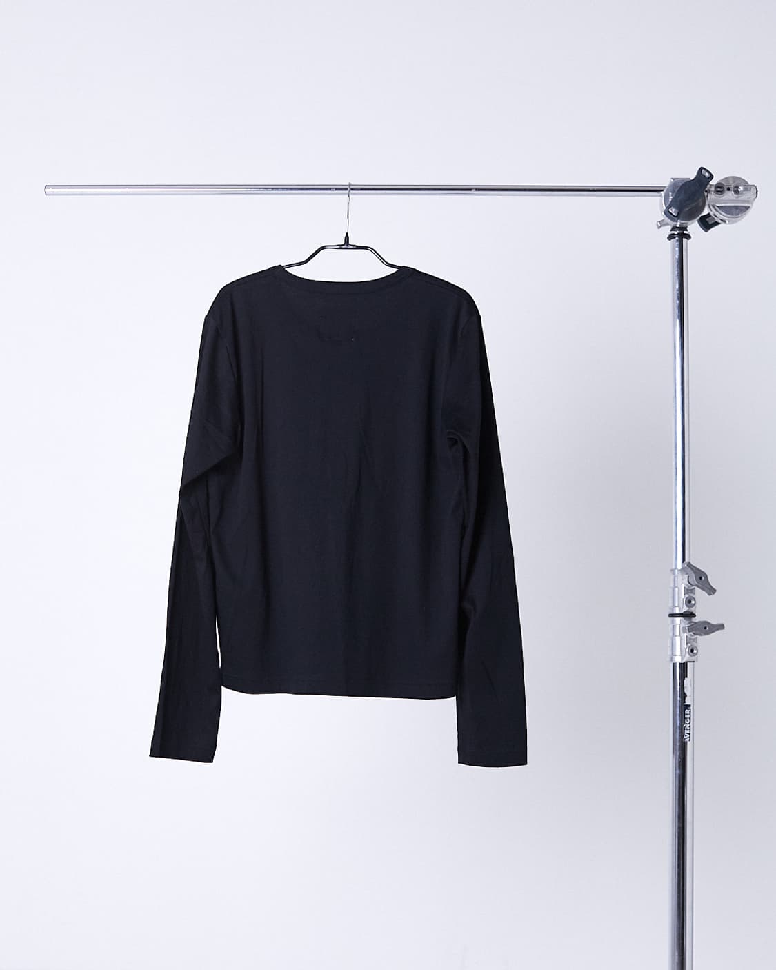 Leahter Trim Long Sleeve T-Shirt 상품이미지3