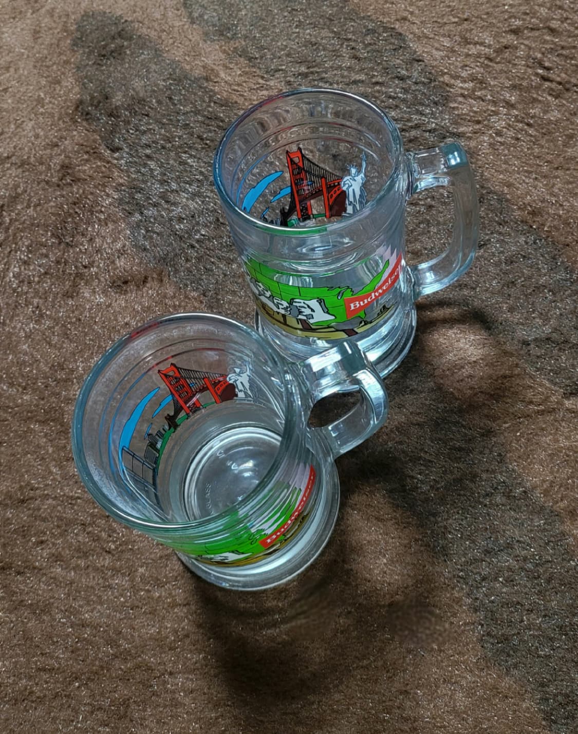 미국 상징물  Budweiser 맥주잔 셋트(2개) 상품이미지10