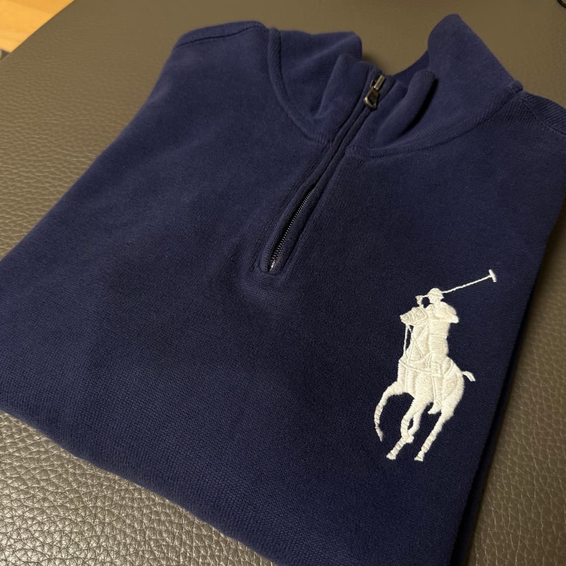 폴로 랄프로렌 빅포니 하프 니트 상품이미지1