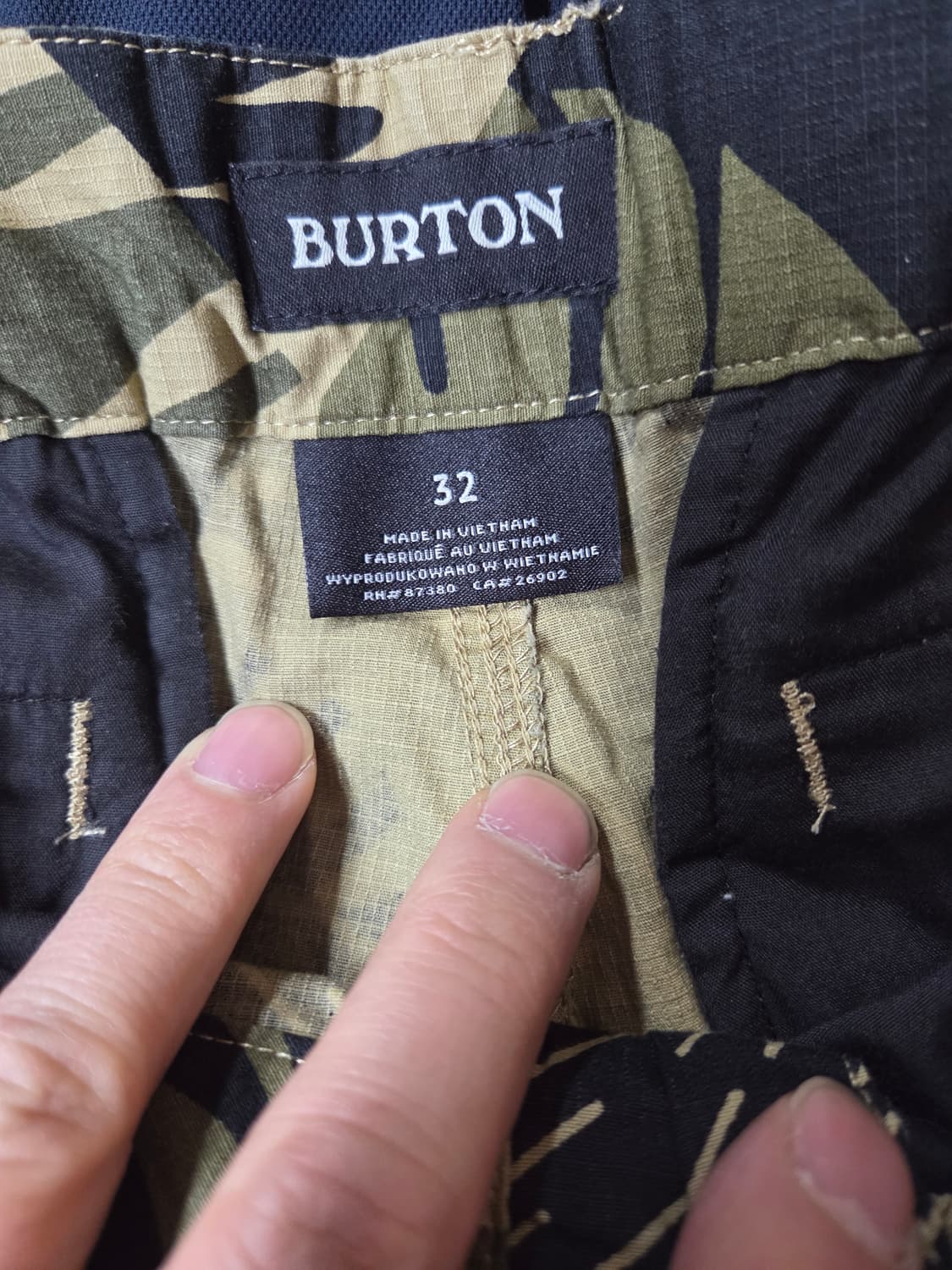 Burton 버튼 벨티드 립스타 하와이안 반바지 32 상품이미지5