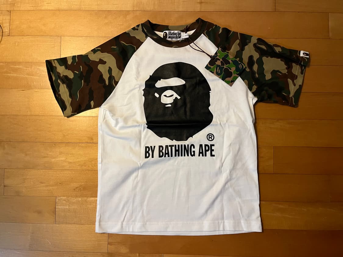 Bape 카모 반팔 티셔츠 상품이미지1