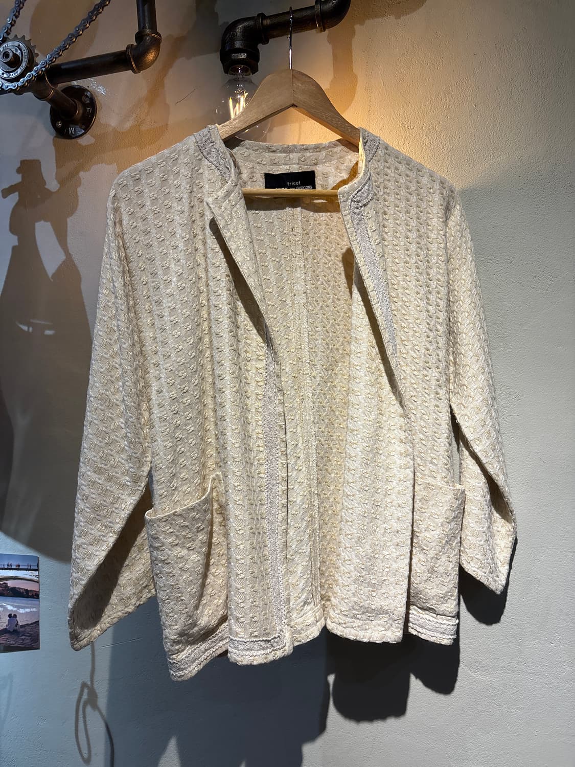 꼼데가르송 트리콧 가디건 상품이미지1