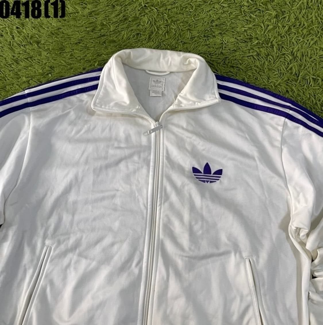 (희귀대장최저가) 아디다스 파이어버드 화이트퍼플 흰보 흰색보라 져지  상품이미지1