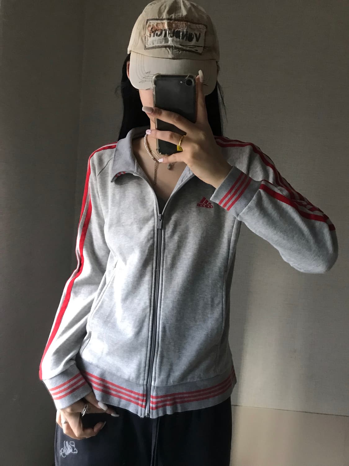 아디다스 00s 그레이 면집업 상품이미지5