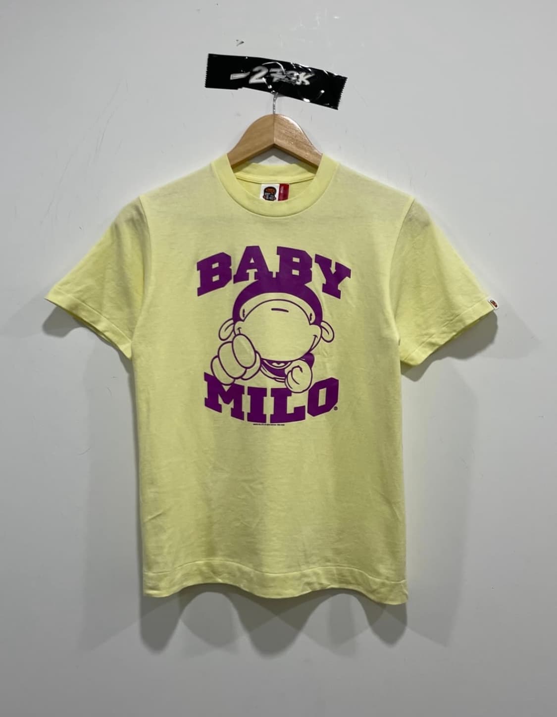 (Vintage) 베이프 마일로 베이비 로고 티셔츠 상품이미지2