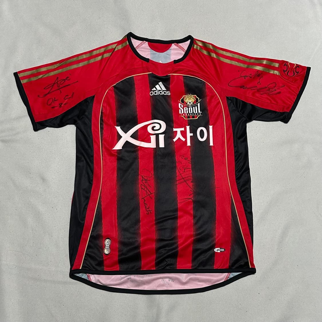 85 아디다스 2007 FC 서울 홈 선수단싸인 유니폼 상품이미지2