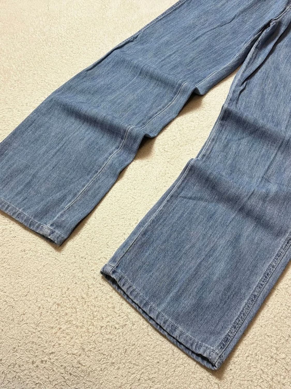 몽돌 MONGDOL 파사드패턴 스트레이트 데님 팬츠 PN6637 상품이미지5