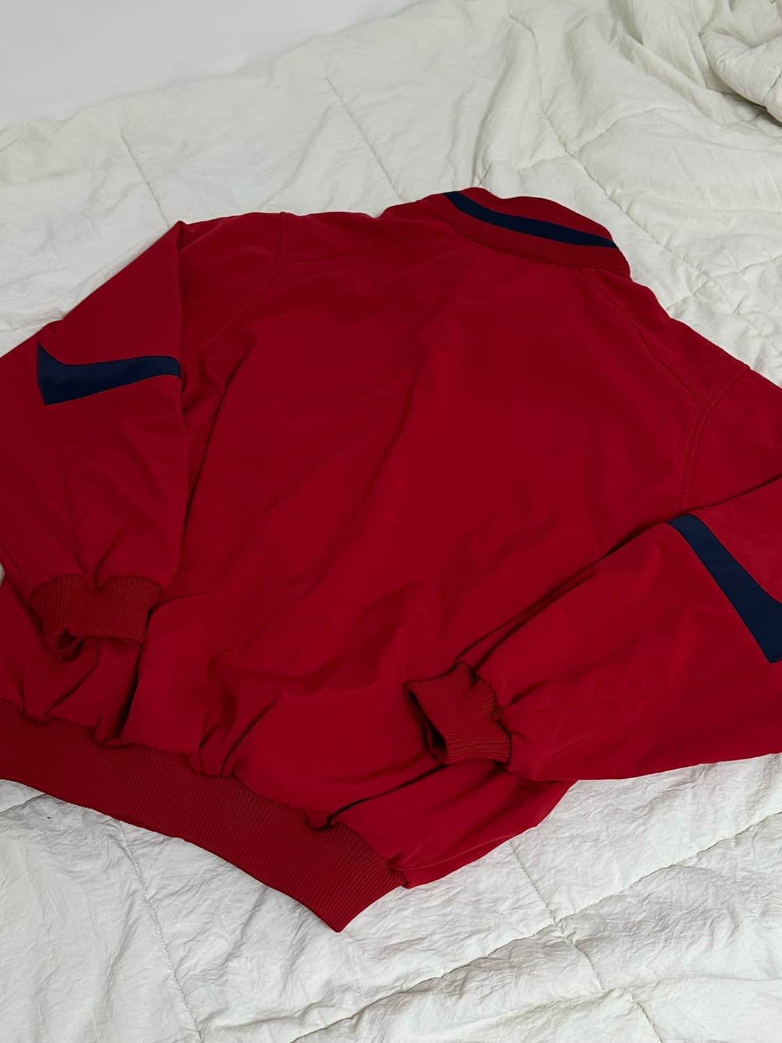 Athentic Works   뉴욕 양키스 레드 야구 점퍼 XL 상품이미지2